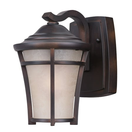 Aluminum Oxide Finish Wall Sconces 1 Light Bulb Fixture With Copper Oxide Finish Die Cast Aluminum Material E26 Bulbs 7 inch 9 Watts ()