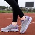 thumbnail image 5 of DLONGLI Women's Breathable Mesh Lace Up Athletic Sneakers, Non Slip Lightweight Walking Shoes, 5 of 6