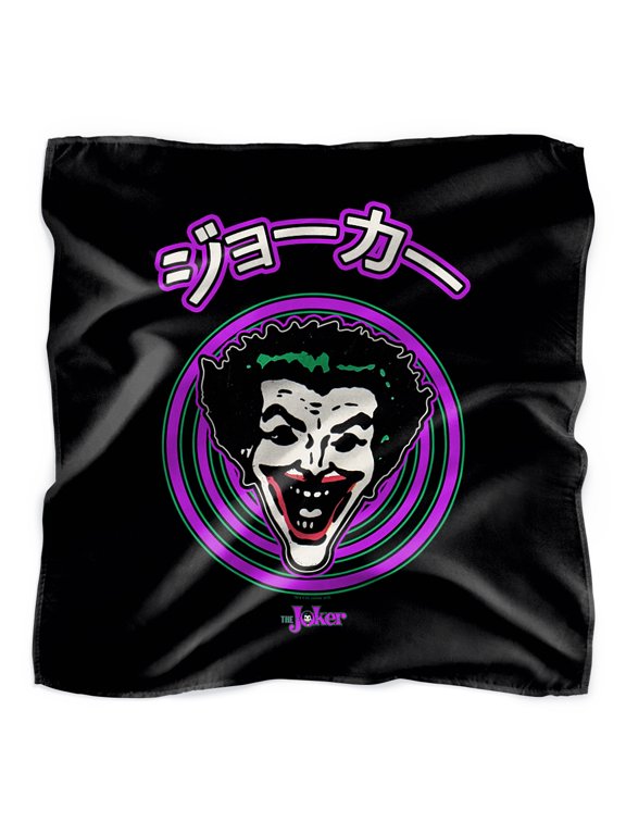 Batman Face Spiral Bandana (21 in x 21 in)