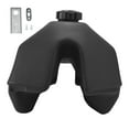 thumbnail image 4 of Oversized 3.2 Gallon Fuel Gas Tank Black For Kawasaki KLR250 1985-2005, 4 of 11