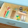 thumbnail image 5 of SUMMIT 6 Pack Clear Drawer Organizer Set, Acrylic Drawer Storage Trays, Storage Bins for Makeup, Cosmetics, Jewelries, Utensils, Gadgets, Office, 5 of 13
