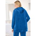 thumbnail image 3 of Woman Within Plus Size Velour Hoodie Sweatshirt, 3 of 3