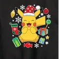 thumbnail image 3 of Pokémon - Pika Presents - Youth Crewneck Fleece Sweatshirt, 3 of 5
