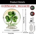 thumbnail image 2 of St. Patrick’s Day Decorations - 4-Leaf Clover Acrylic Centerpiece, Lucky Shamrock Table Decor, Green Party Supplies, Irish Holiday Home & Office Accent, 2 of 9