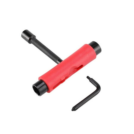 

T-Shaped Multifunctional Skating All-In-One Screwdriver Skate Repair Tool Screwdriver Skateboard Accessories