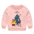 thumbnail image 1 of LSLJS Hiver Bébé Garçons Filles Noël Imprimé Dessin Animé Col Rond Pull Sweatshirt, Sweatshirt pour Tout-Petit, 1 of 8