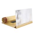 thumbnail image 1 of Amplificador de pantalla 3D plegable de madera de 12 pulgadas para teléfono móvil, lupa de vídeo de alta definición, dorado, 1 of 12