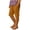 0320-m2-Beige, variant on Toddler Boy Shorts Drawstring Girls Cotton Linen Shorts Knee Length Summer Casual Bermuda Shorts Kids Cropped Pants with Pockets 3-13 Years