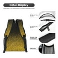 thumbnail image 4 of Yiaed Gold Glitter Gradient Print School Backpack College Backpack Daypacks for Students High School Spacious and Durable Daypack for Work and Travel-One Size, 4 of 6
