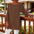 thumbnail image 4 of Short Sleeve Tops for Women Plus Size Long Sleeve Irregular Baggy Casual Blouse Cute Summer Tops, 4 of 4
