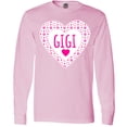 thumbnail image 3 of Inktastic Gigi Pink Valentine Hearts Long Sleeve T-Shirt, 3 of 5