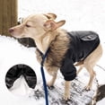 thumbnail image 5 of Abrigo para perro, ropa de invierno para perros, abrigo cálido y cómodo para mascotas, abrigo para perro, negro, talla L, 5 of 5