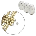 thumbnail image 1 of 3pcs Trumpet Key Buttom Piston Valve Cap Screw Copper Accessories Part, 1 of 7