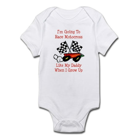 

CafePress - Race Motocross Like Daddy Infant Bodysuit - Baby Light Bodysuit
