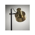 thumbnail image 4 of Adesso Clayton Incandescent/CFL Desk Lamp 22.5" Matte Black/Antique Brass (3586-01), 4 of 4