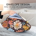 thumbnail image 4 of Yayeee Pillowcase Standard Size Set of 2 Satin Wrinkle Resistant Pillow Case, Colorful Flowers, 4 of 8
