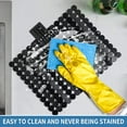 thumbnail image 4 of Bligli PVC Sink Divider Mat - Black(12.2"x4.7"), Non-Slip with 6 Suction Cups, Scratch & Stain Resistant, Fits Divided Basins, Easy to Clean, 4 of 7
