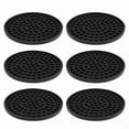 thumbnail image 3 of Posavasos de Goma Silicona Redondos Negros (Juego 6) Antideslizantes Perfectos para Hogares y Bares, 3 of 5