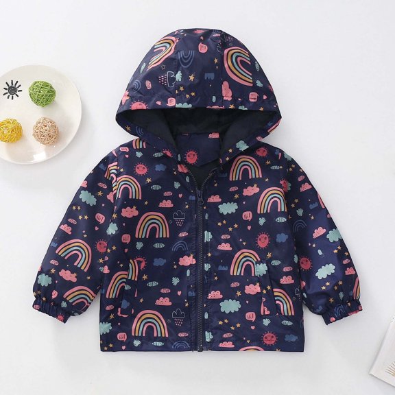 HOMADLES Toddler Boys Jacket Windbreaker Lightweight Casual Outdoor Sports Fall Spring Zip Windbreaker Jacket Navy 2 T