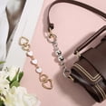 thumbnail image 6 of BZUEPRS 2pcs Bag Extender Chain, Stylish Heart Purse Strap Extender Purse Chain Strap Replacement Purse Extender Chain Bag Charms Accessories for Handbags Purse Making (Pink, White), 6 of 14