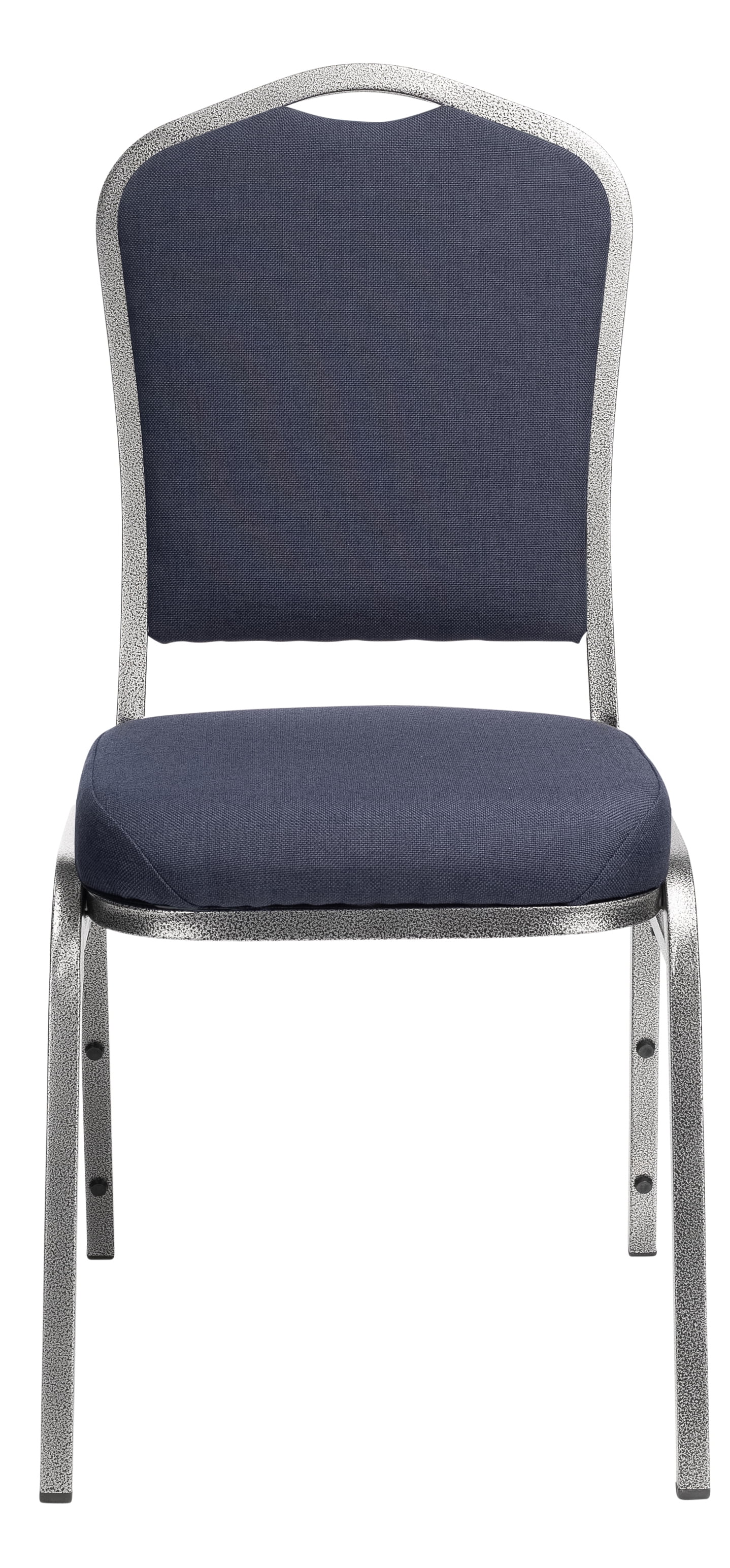 Hampden Furnishings Lila Collection Fabric Banquet Chair, Dark Blue, Pack of 2