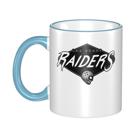

Las_Vegas_Raiders 11 Oz Originality Coffee Mugs Large Water Mugs With Handle Porcelain Coffee Cup Thank You Gifts For Mom Dad And Friends Sky Blue