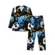 thumbnail image 1 of Balery Football Pijama para Hombre de Dos Piezas con Manga Larga, Conjunto de Dormir y Descanso Suave con Bolsillos-Large, 1 of 7