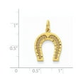thumbnail image 4 of 14k Yellow Gold Horseshoe Charm Pendant, 4 of 4