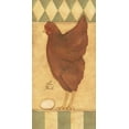 thumbnail image 2 of Marrott, Stephanie 14x24 Black Ornate Wood Framed with Double Matting Museum Art Print Titled - La Poule, 2 of 4