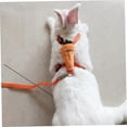 thumbnail image 4 of Cat Harness and Leash, 2Piece Adjustable Set, Rabbit and Small Animal Harness and Leash, Carrot Strawberry Pattern, 4 of 5