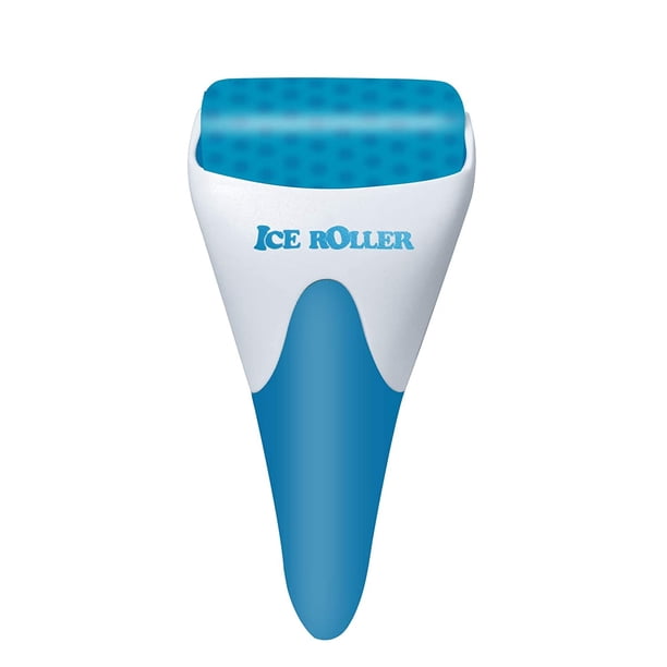 Rodillo de hielo para aliviar la hinchazón de la cara y los ojos, masajeador facial, rodillo helado para mujeres, reduce la hinchazón y aprieta los poros, alivia la migraña y el dolor azul Jormftte WRMH-1091-1
