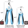 thumbnail image 4 of Dog & Cat Pets Nail Clippers and Trimmers - with Safety Guard to Avoid Overcutting, Free Nail File, Razor Sharp Blade - Professional Grooming Tool for Pets, 4 of 5