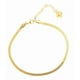 thumbnail image 1 of Tobillera Panza Víbora Plana Pulsera Pie Mujer Acero Oro 18k Xtellar dorado, 1 of 4