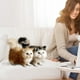 thumbnail image 5 of Simulación juguetes de gato peluche simulación modelos animales regalos para niños Meser  Meser Juguetes-69, 5 of 8