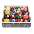 thumbnail image 3 of 16 Piezas Bolas de billar de resina Bolas de billar Juego completo Juego en casa Reemplazo duradero Salas de juegos Accesorio de mesa para el tiempo, 3 of 8