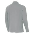 thumbnail image 3 of Men's Antigua  Gray San Francisco 49ers Intent Quarter-Zip Top, 3 of 4