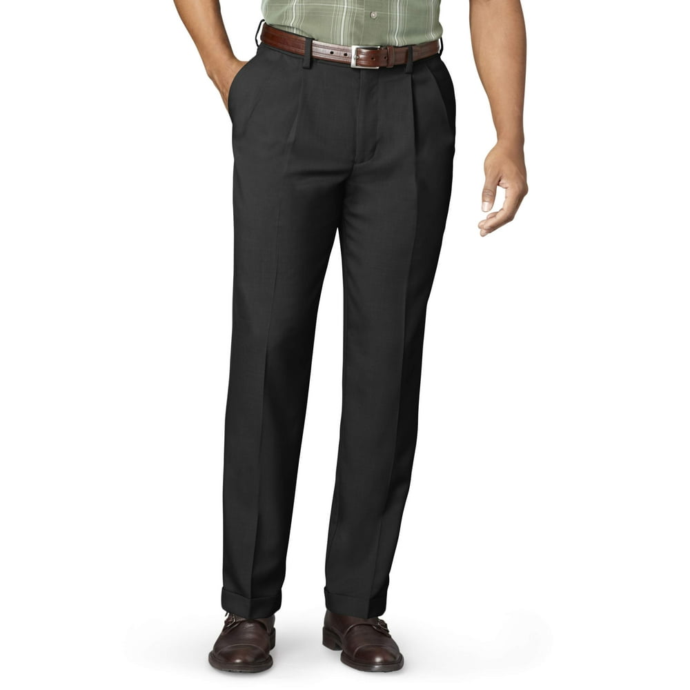 Van Heusen - Van Heusen Big and Tall Cuffed Crosshatch Dress Pant ...