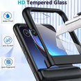 thumbnail image 7 of Compatible Flip Case for Motorola Razr Plus 2023 Case with Screen Protector,Clear Motorola Razr 40 Ultra Case,Electroplating Shockproof Protective Cover Cases for Motorola Razr+ Case 2023,Black, 7 of 7