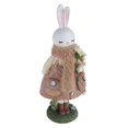thumbnail image 3 of CEaster Bunny estatuilla resina conejo bufanda estatua al aire libre jardín patio decoración esquí esquí Gafas de esquí, 3 of 5
