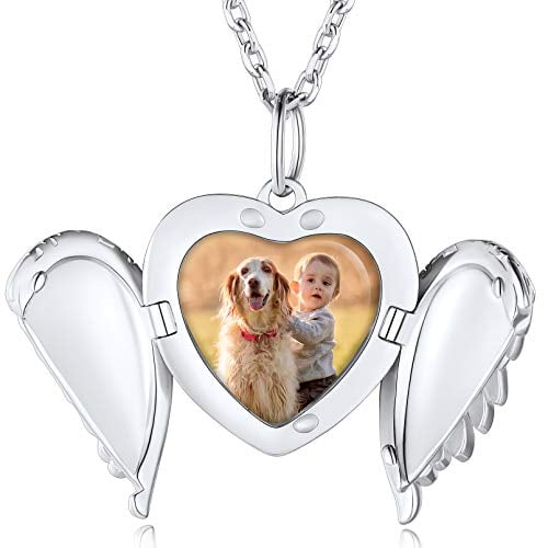 Personalized photo locket necklace walmart sale