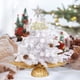thumbnail image 5 of Mini Árbol Navideño de Mesa, Estrella Led y Adorno, Modos de Brillo, Base Estable, Decoración Navideña para Interiores, Celebraciones de Navidad y Año Nuevo, Hongo con Pilas, Material de Pvc, 30 Cm, 5 of 6
