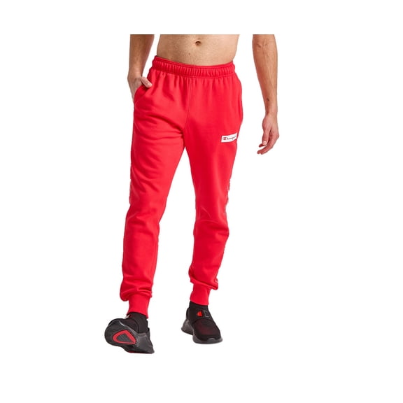 Champion Classic Fleece Jogger Mens Active Pants Size S, Color: Red