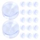 thumbnail image 5 of Parachoques antideslizantes para mesa de vidrio, ventosas de doble cara de 20 piezas, pinzas para mesa de vidrio de goma no adhesivas debajo de las almohadillas de vidrio, 5 of 5
