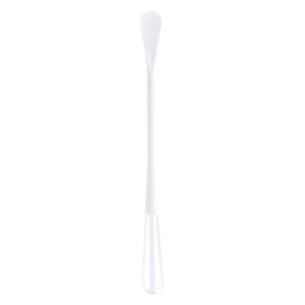 Batidor de huevos multifuncional 2 en 1 Runskmd con cuchara para condimentar, batidor de plástico de doble cabezal, batidor de mano, herramientas para huevos, batidora, utensilio para mezclar,