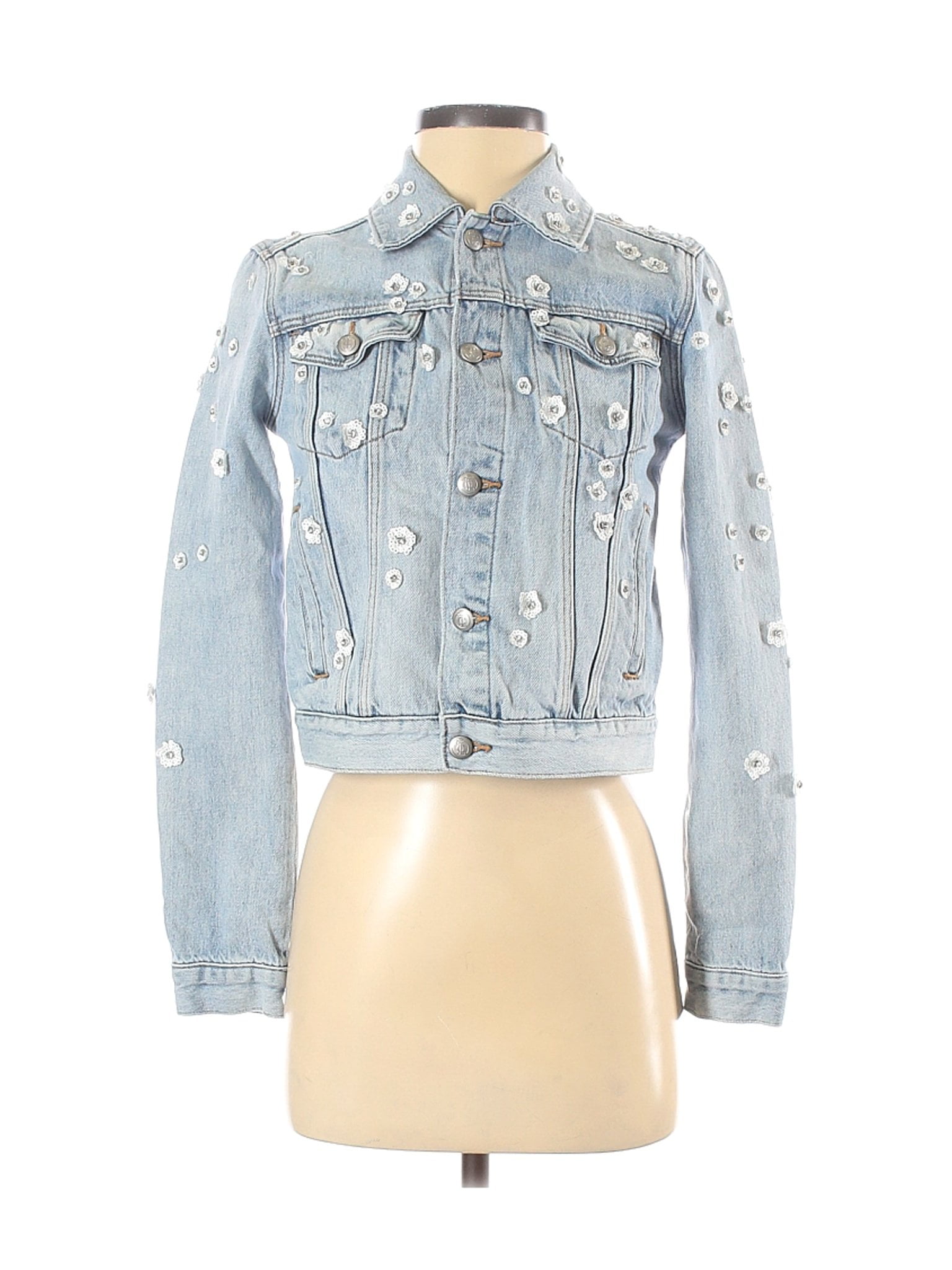 black label denim jacket