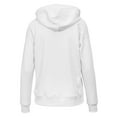 thumbnail image 3 of Women's Levelwear White Atlanta Flames Retro Adorn Spellout Pullover Hoodie, 3 of 3