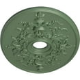 thumbnail image 3 of Ekena Millwork 30 3/4"W x 21 1/4"H x 3 7/8"ID x 1 5/8"P Alexa Ceiling Medallion (Fits Canopies up to 5 5/8"), Hand-Painted Athenian Green, 3 of 6