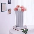 thumbnail image 3 of Phenofice Metal Flower Pot Flower Display Buckets Aluminum Flower Growing Silver 1Pack, 3 of 8