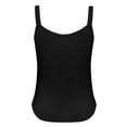 thumbnail image 5 of Scyoekwg Womens Sleeveless Tops V-Neck Button Spaghetti Strap Tank Top Casual Summer Comfy Loose Shirts Sleeveless T Shirts Solid Color Trendy Tshirt Blouses (Black,XXL), 5 of 6