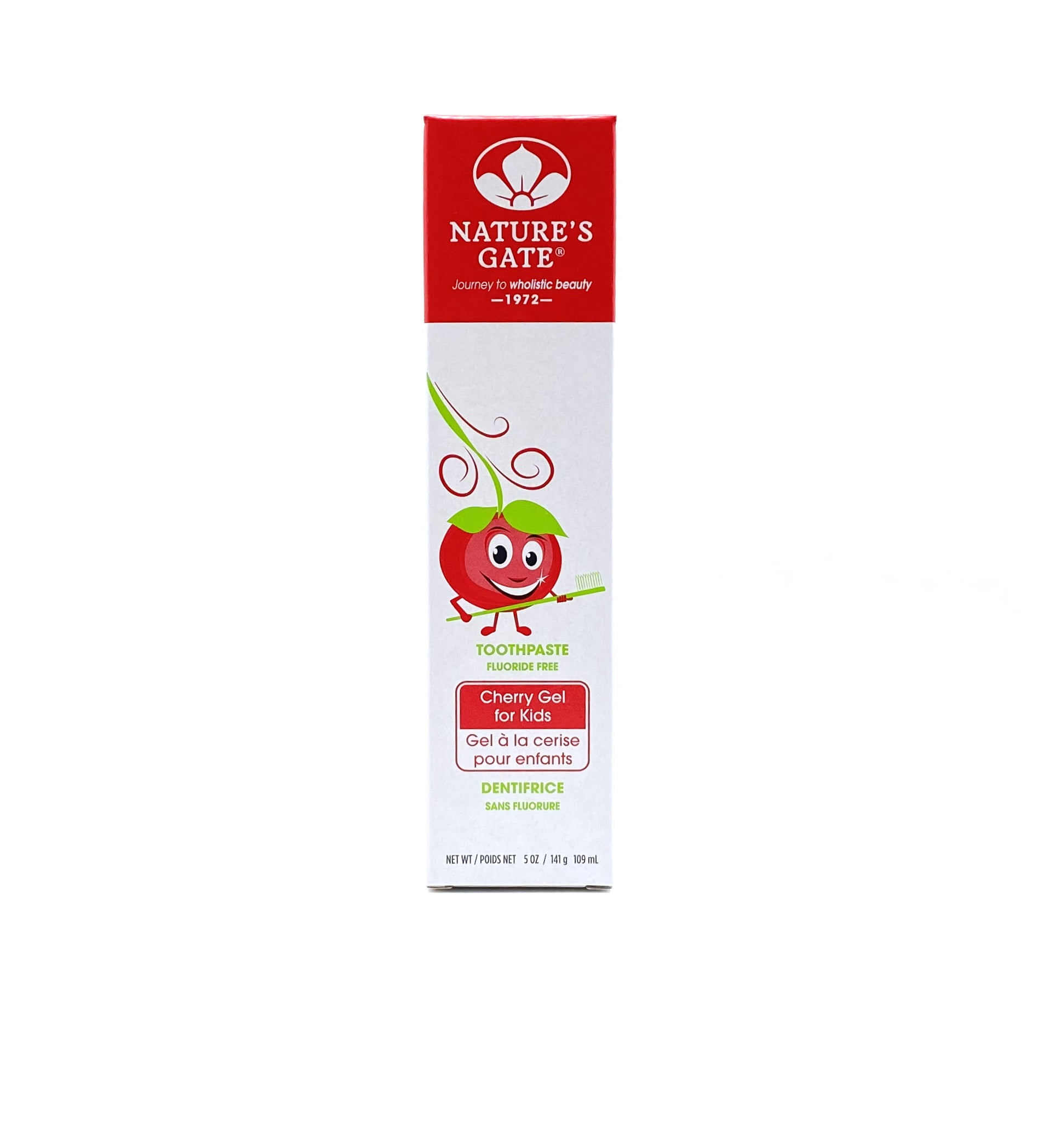 Natures Gate Toothpaste Gel, 5 Ounce - Cherry for Kids - Walmart.com